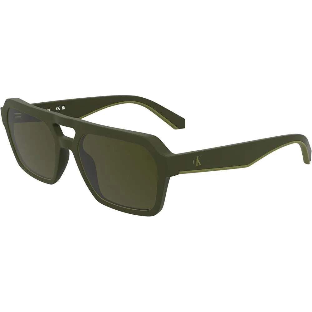 Gafas de sol rectangulares Calvin Klein Jeans CKJ25603S para hombre, diseño moderno ecoamigable con opción de lentes graduados