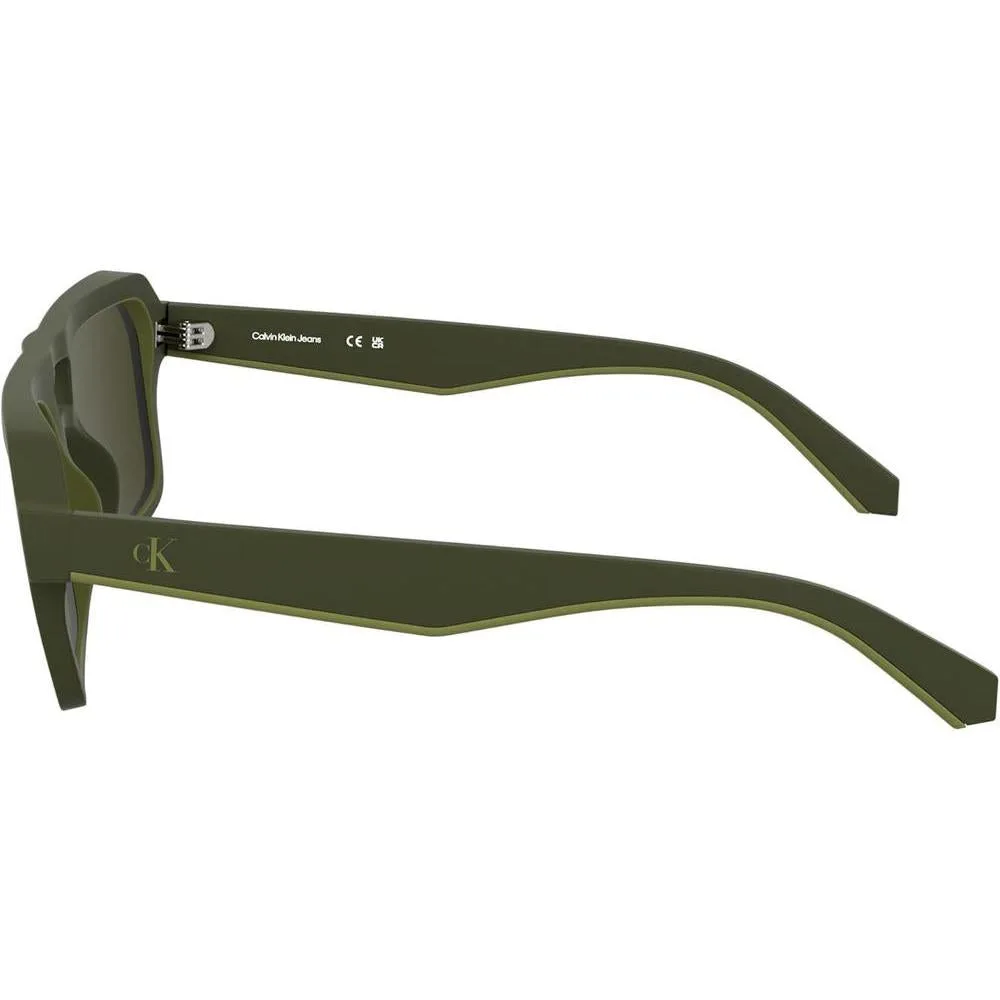 Gafas de sol rectangulares Calvin Klein Jeans CKJ25603S para hombre, diseño moderno ecoamigable con opción de lentes graduados