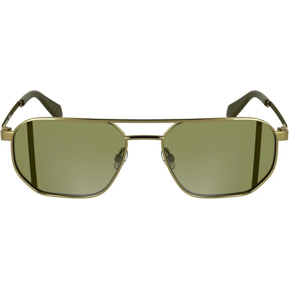 Gafas de sol rectangulares Calvin Klein Jeans CKJ25202S con marco metálico y detalles elegantes