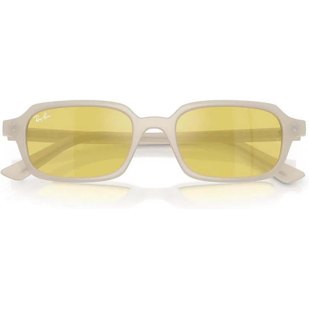Ray-Ban RB4455 Zuri gafas de sol con protección UV y lentes dorados espejados amarillos, incluye estuche y paño