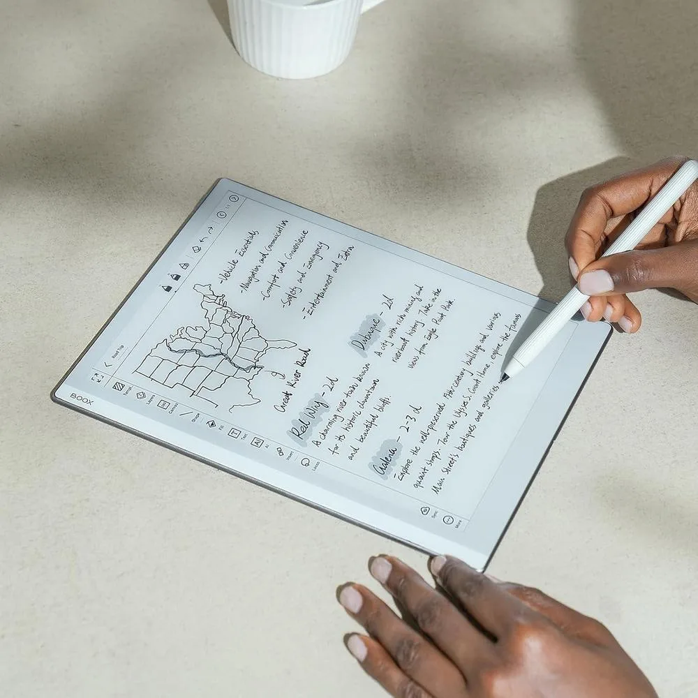 Boox Tablet Go 10.3, Pantalla De Tinta Electrónica Sin Luz Frontal, 4GB Ram, 64GB Almacenamiento, 300 Ppi, Android 12