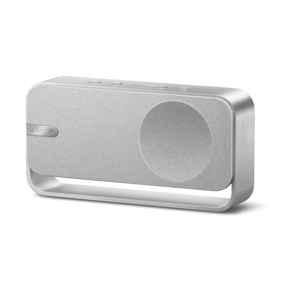 Bose SoundLink Home Speaker, Premium, Portable and Wireless Bluetooth Bookshelf Speaker, Up to 9 Hours Battery Life, Light Silver