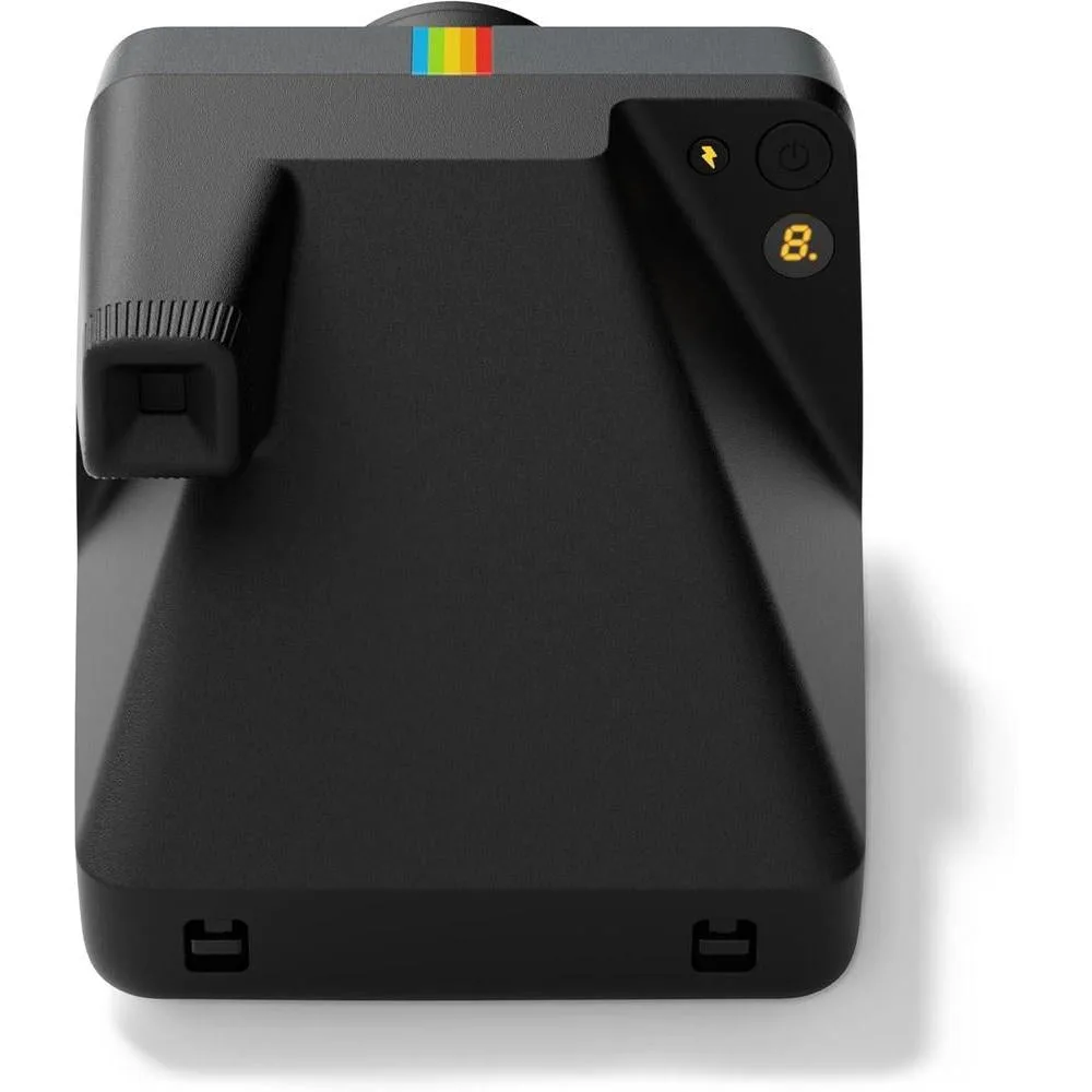 Polaroid Now Cámara instantánea de 3ª generación con paquete de películas, incluye cámara negra y 16 fotos