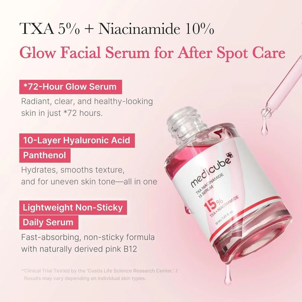 Medicube TXA+Niacinamide 15% Serum Suero Facial 5% Ácido Tranexámico 30ml