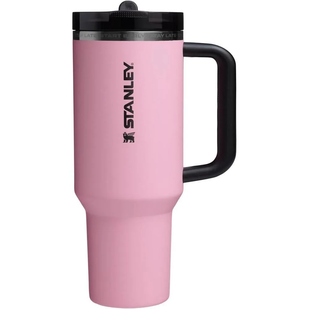Stanley x Messi Quencher ProTour - Vaso aislado al vacío, diseño deportivo con popote abatible, acero inoxidable y libre de BPA