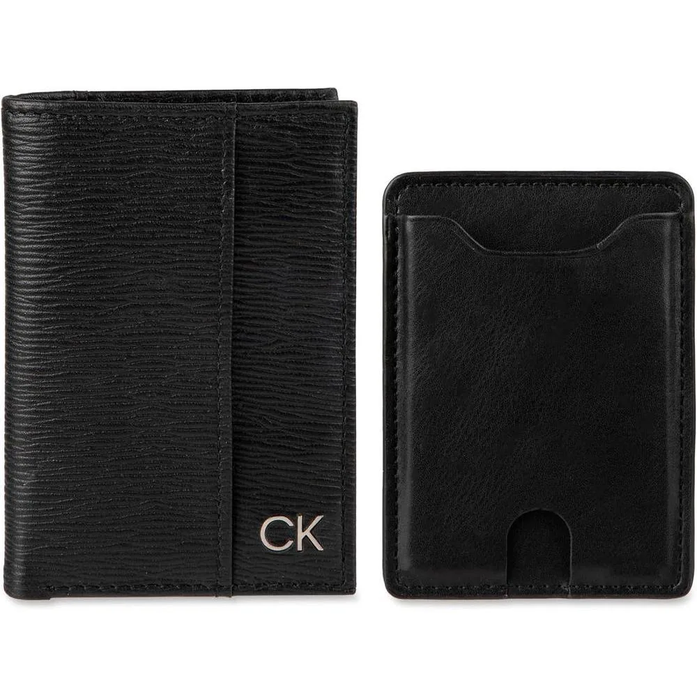 Cartera y tarjetero Calvin Klein para hombres con diseño único, protección RFID y función MagSafe elegante y funcional