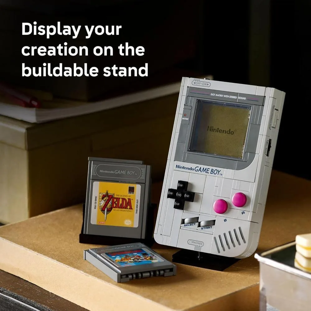 LEGO Super Mario Game Boy - Set de Construcción Retro para Adultos, Regalos de Cumpleaños, Modelo Coleccionable