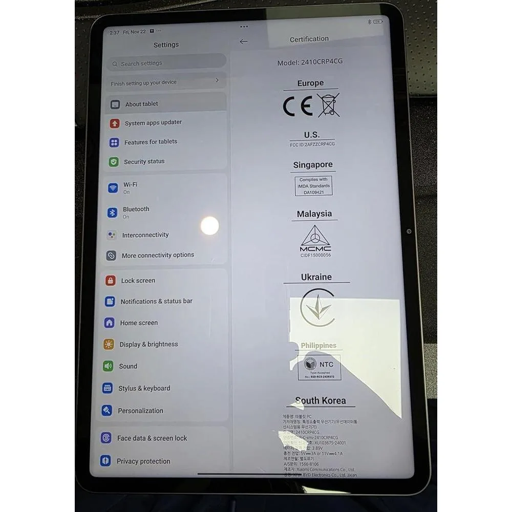 Xiaomi Pad 7 Ai Wifi 11.2 Pulgadas Snapdragon 256gb Azul