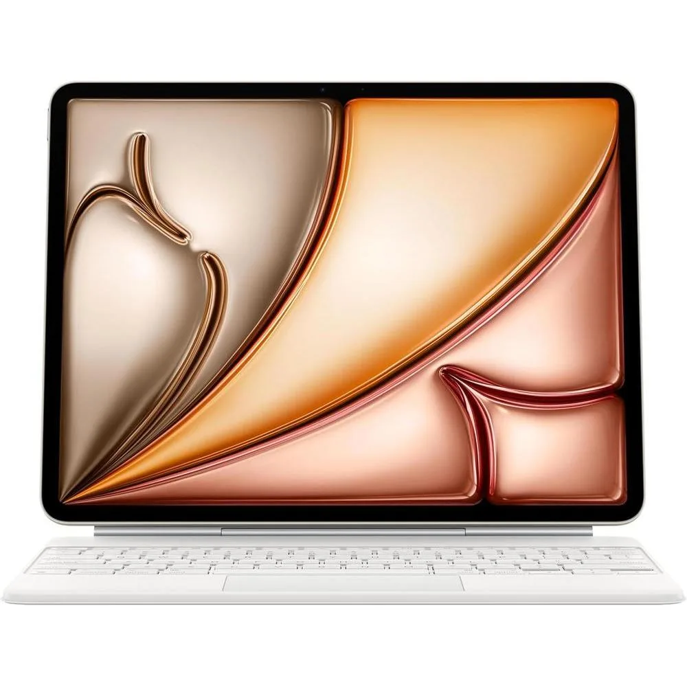 Apple Magic Keyboard: Keyboard and Case for iPad Air 13-inch (M2 and M3), US English — White