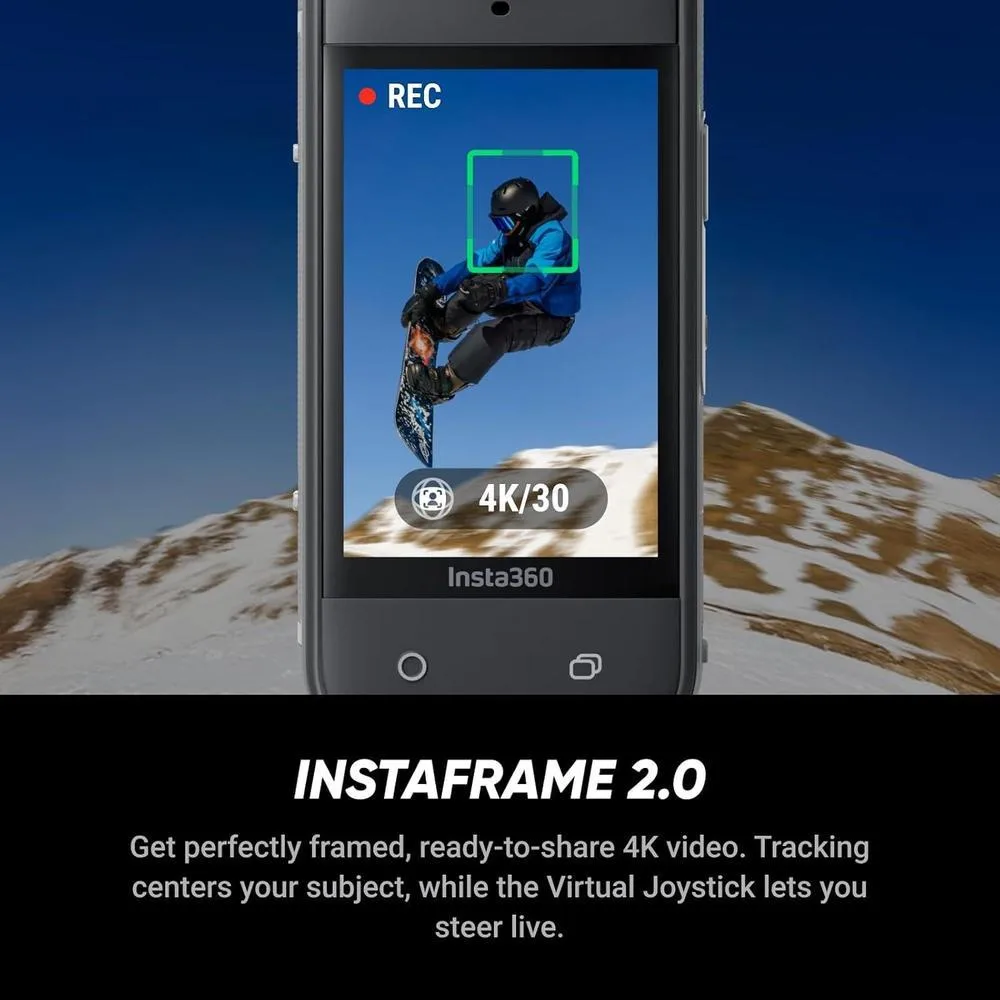 Insta360 X5 Essentials Bundle - Cámara 360° 8K, impermeable, bajo ruido, estabilización, lente reemplazable, batería 208 min