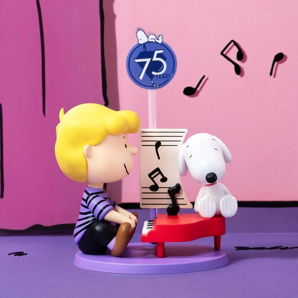 Figuras coleccionables Snoopy POP MART Peanuts 75th Anniversary, diseño aleatorio, perfectas para decoración y regalo