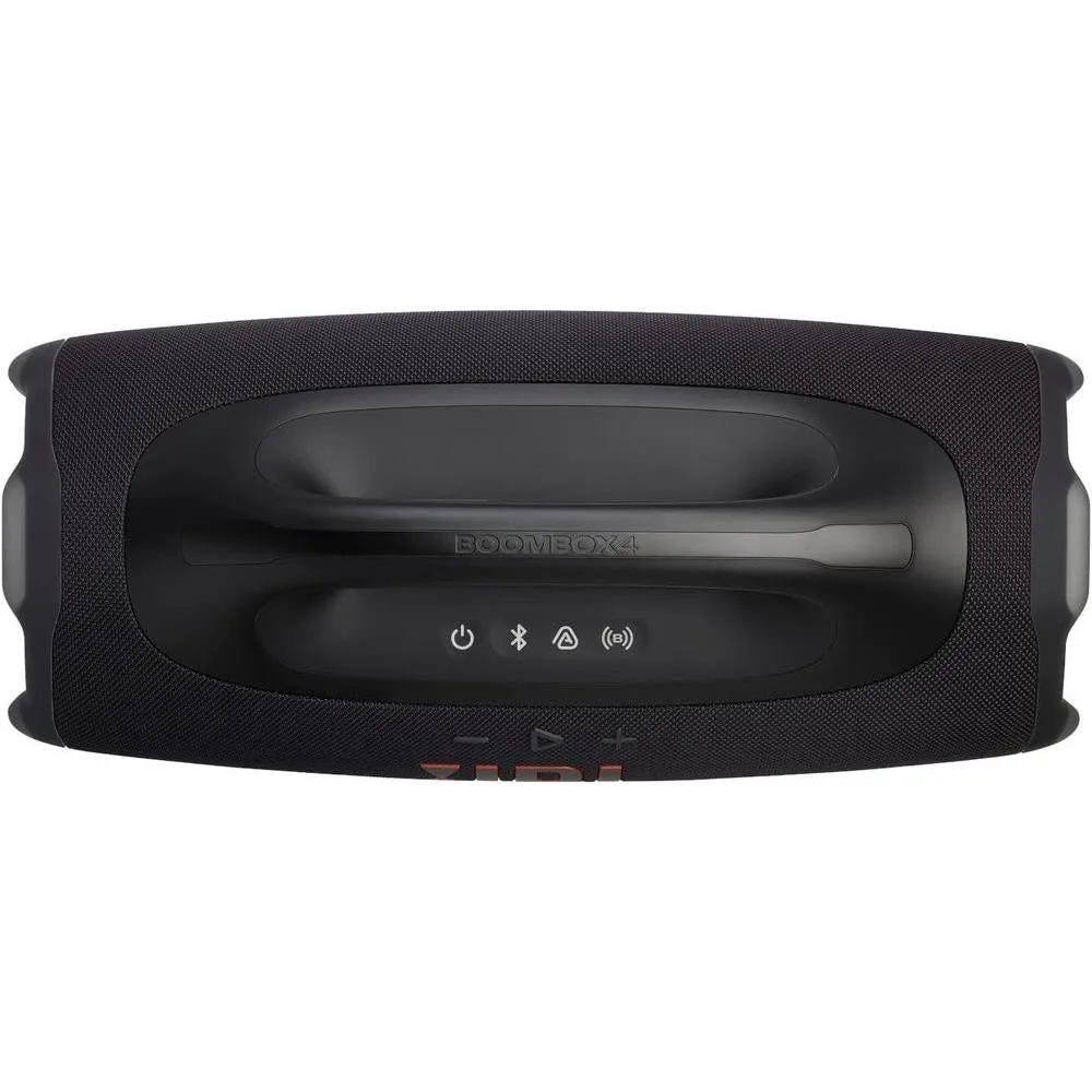 JBL Boombox 4 - Altavoz portátil impermeable con sonido masivo, 34 horas de reproducción y conexión Auracast negro
