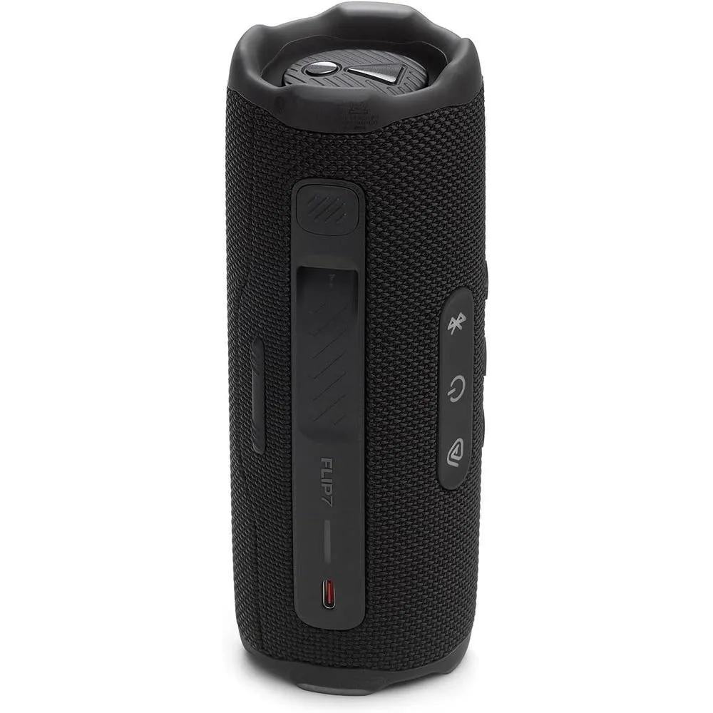 JBL Flip 7 Altavoz Bluetooth portátil con potente sonido y funda rígida protectora Divvi, impermeable y a prueba de golpes