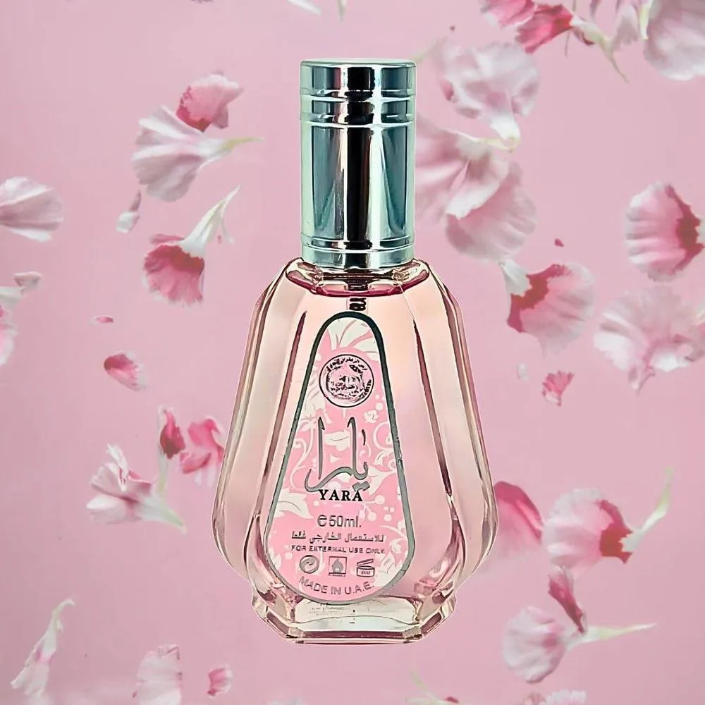 Lattafa Yara EDP Spray: Aroma floral refrescante con acabado dulce, almizclado y duradero
