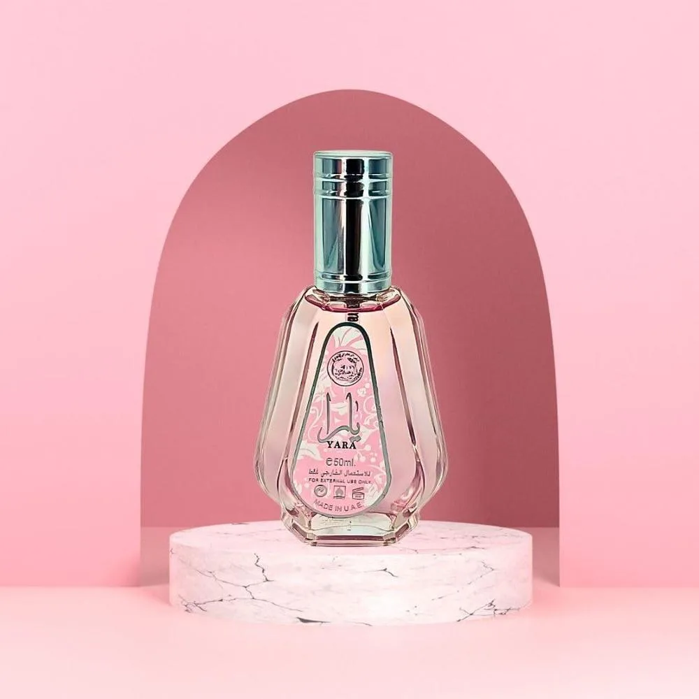 Lattafa Yara EDP Spray: Aroma floral refrescante con acabado dulce, almizclado y duradero