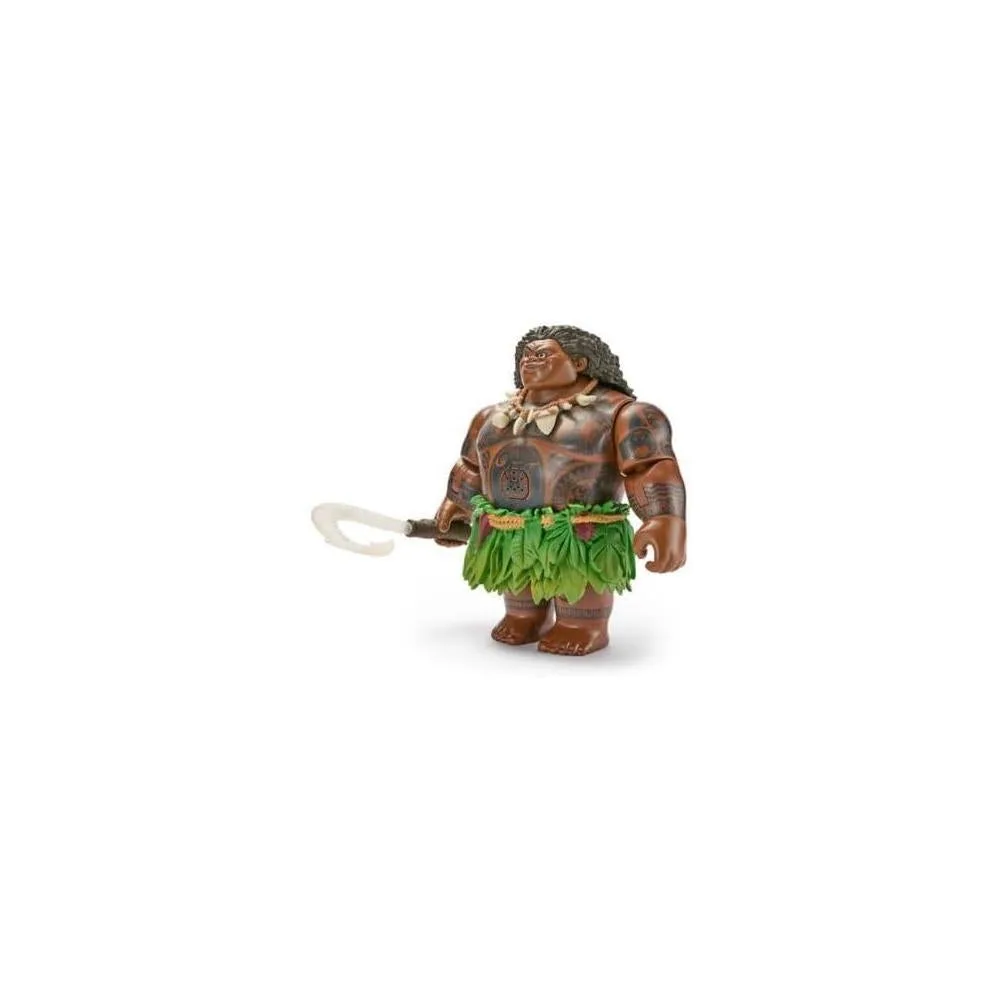 Figura de acción parlante de Maui de Moana, con gancho de pez iluminado y 8 puntos de articulación, para fans de Disney