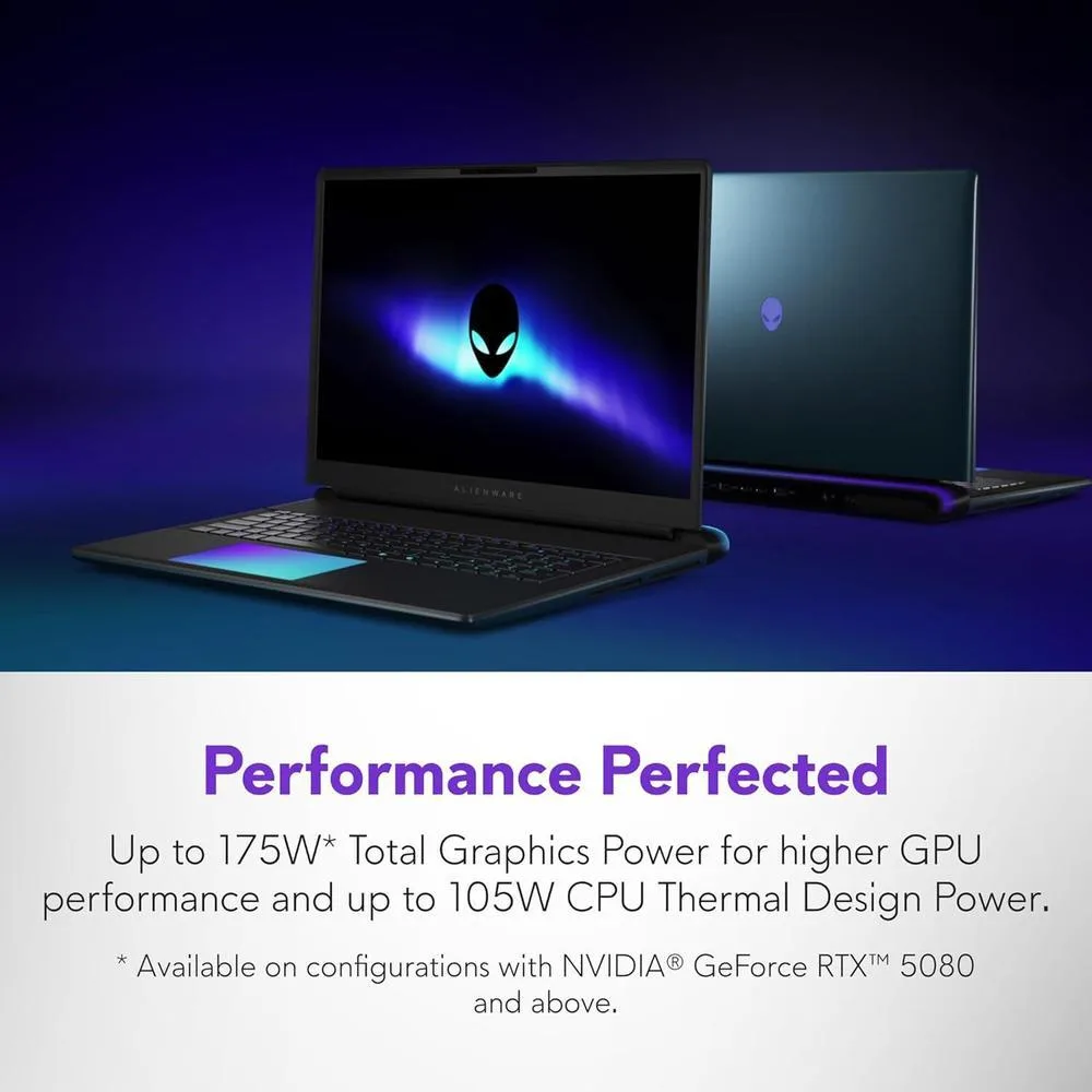 Alienware 18 Gaming Laptop Intel Core Ultra 9 32GB RAM 2TB SSD RTX 5080