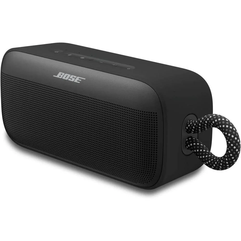 Bose SoundLink Plus Portable Bluetooth Speaker, Wireless Outdoor Speaker, Up to 20 Hours Battery Life, Waterproof and Dustproof, Black
