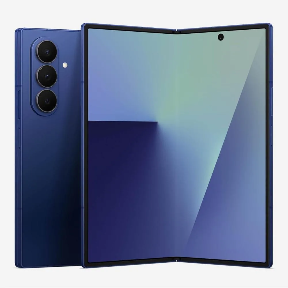 Samsung Galaxy Z Fold7 Cell Phone, 512GB AI Smartphone, Unlocked Android, AI Photo Edits, Large Screen, Long Battery Life, 2025, US 1 Yr Manufacturer Warranty, Blue Shadow