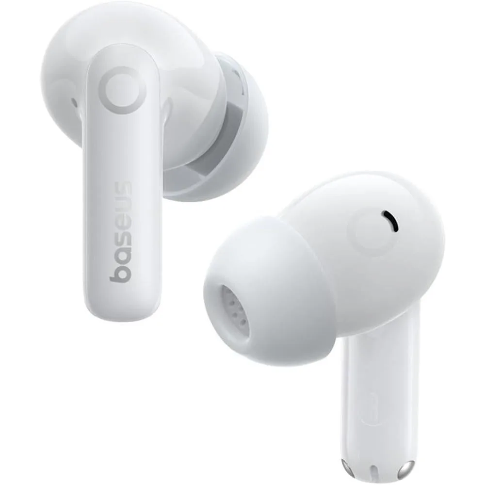 Baseus Bass BP1 Pro Noise Cancelling Wireless Earbuds, Real-Time Adaptive Noise Cancelling, Adaptive Active EQ, LDAC Hi-Res Sound, 6-Mic AI Clear Calls, 55H Playtime, IP55 Waterproof, Bluetooth 6.0