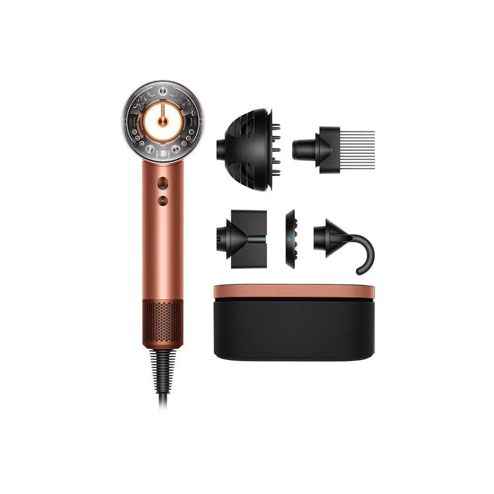 Dyson Secador de pelo Supersonic Nural con potente motor digital y acabado en seda ámbar para resultados profesionales en casa