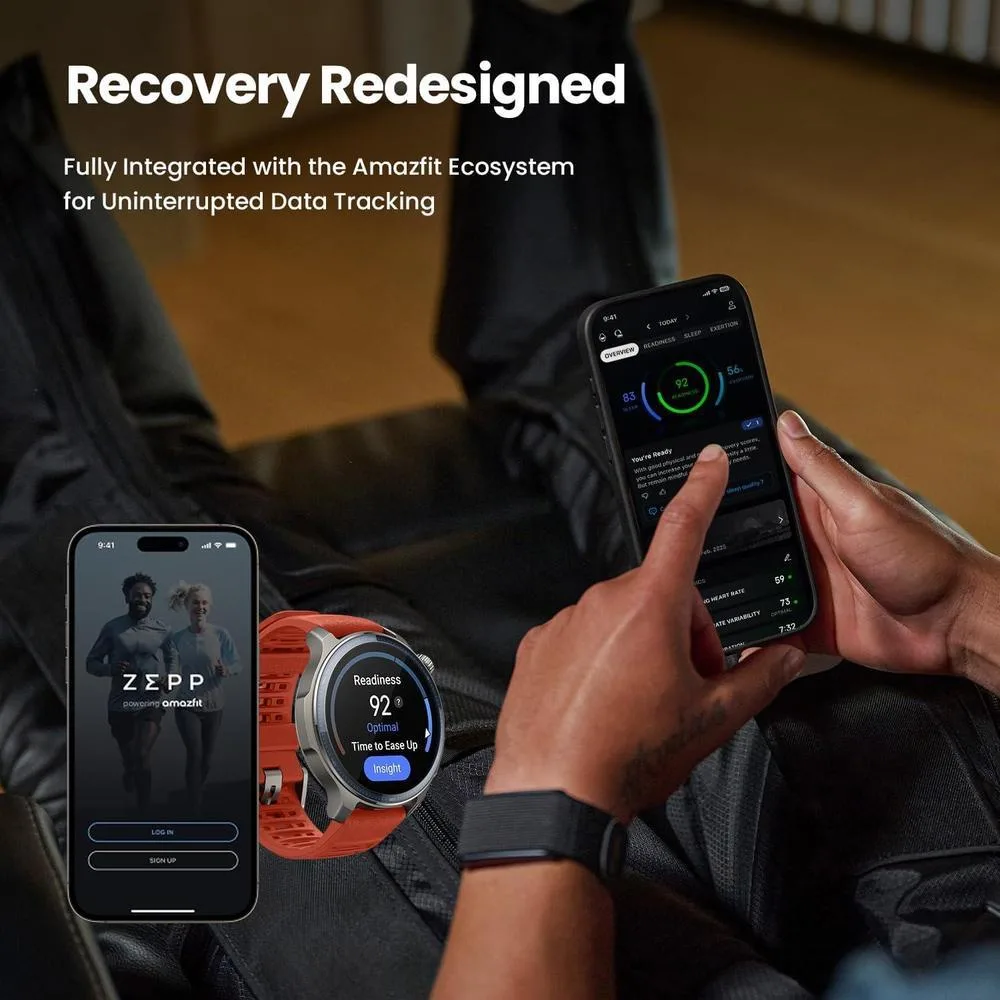 Amazfit Helio Strap Pulsera, Rastreador de Fitness, Monitor Actividad y Sueño 24/7, Frecuencia Cardíaca, Batería 10 Días