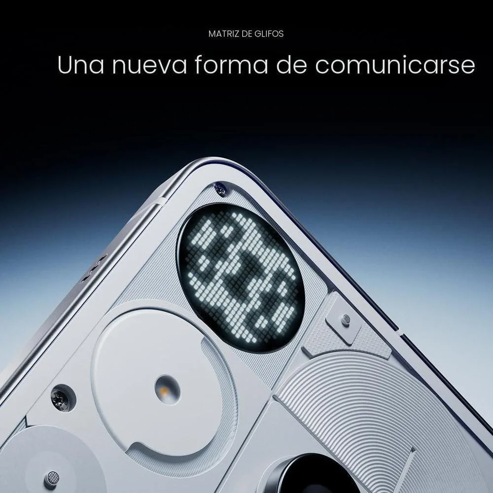 Nothing Phone (3) Celular 5G Desbloqueado 2025, Android 15, Snapdragon 8s Gen4, Cuatro Cámaras 50MP, Pantalla AMOLED, Batería 5150mAh