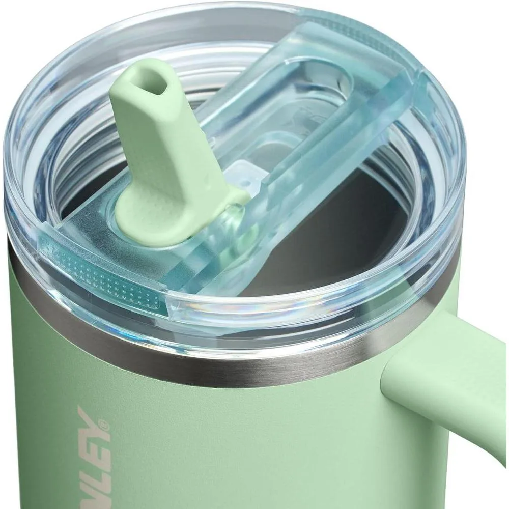 STANLEY Quencher ProTour - Vaso con tapa a prueba de fugas, popote y asa integrados, acero inoxidable, sin BPA
