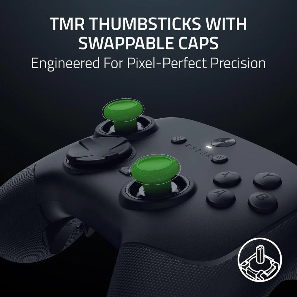Razer Wolverine V3 Pro Controlador inalámbrico para juegos con frecuencia de sondeo de 8000 Hz, diseño ergonómico y botones programables