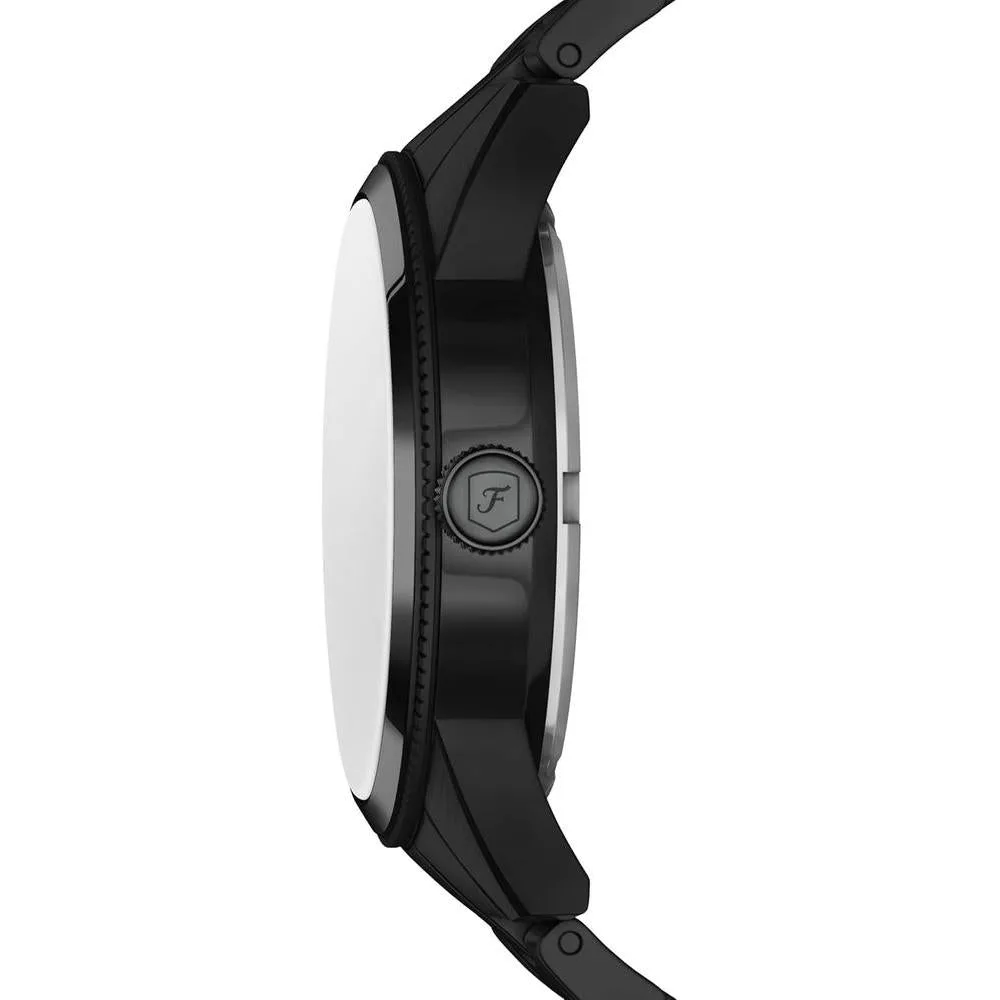 Reloj multifuncional de acero inoxidable Fossil Pearson para hombre, resistente a los arañazos, con subesferas de día y fecha