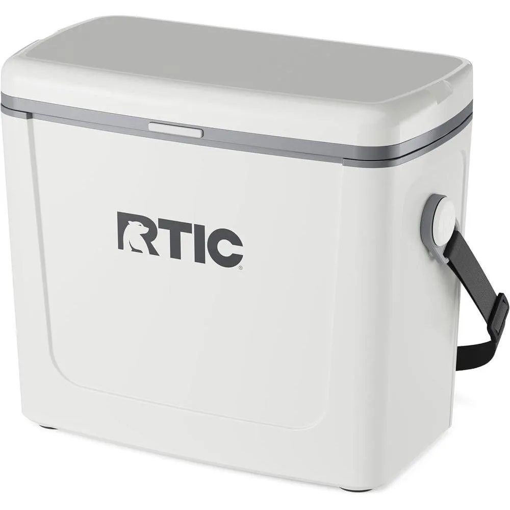 RTIC 16 Qt Road Trip Cooler, Hard Insulated Portable with Strap and Handle for Outdoor, Beach, Picnic, Camping, Sports, Travel