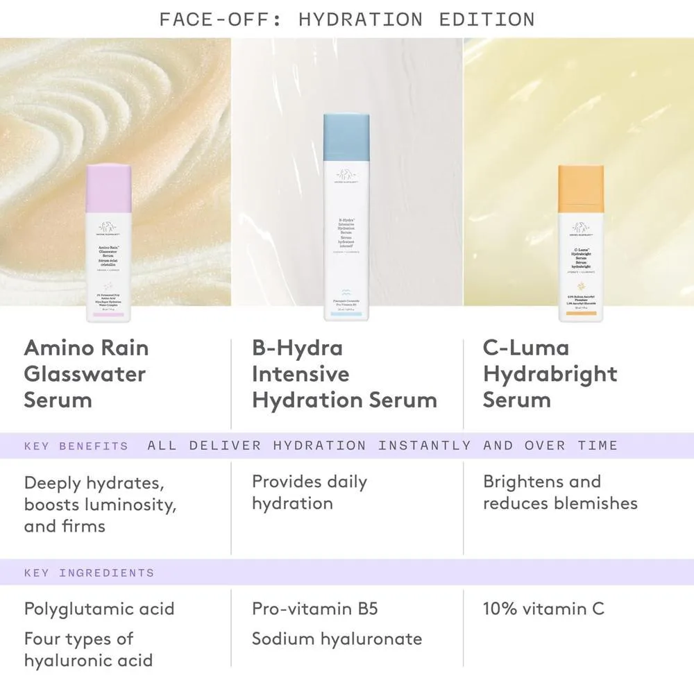 Drunk Elephant Serum Amino Rain Glasswater 30ml