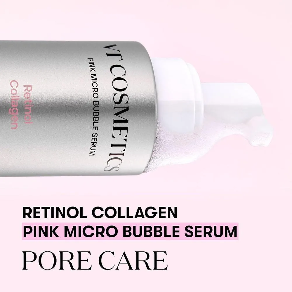 Suero Facial Bubble Serum Colágeno Retinol 70ml VT COSMETICS