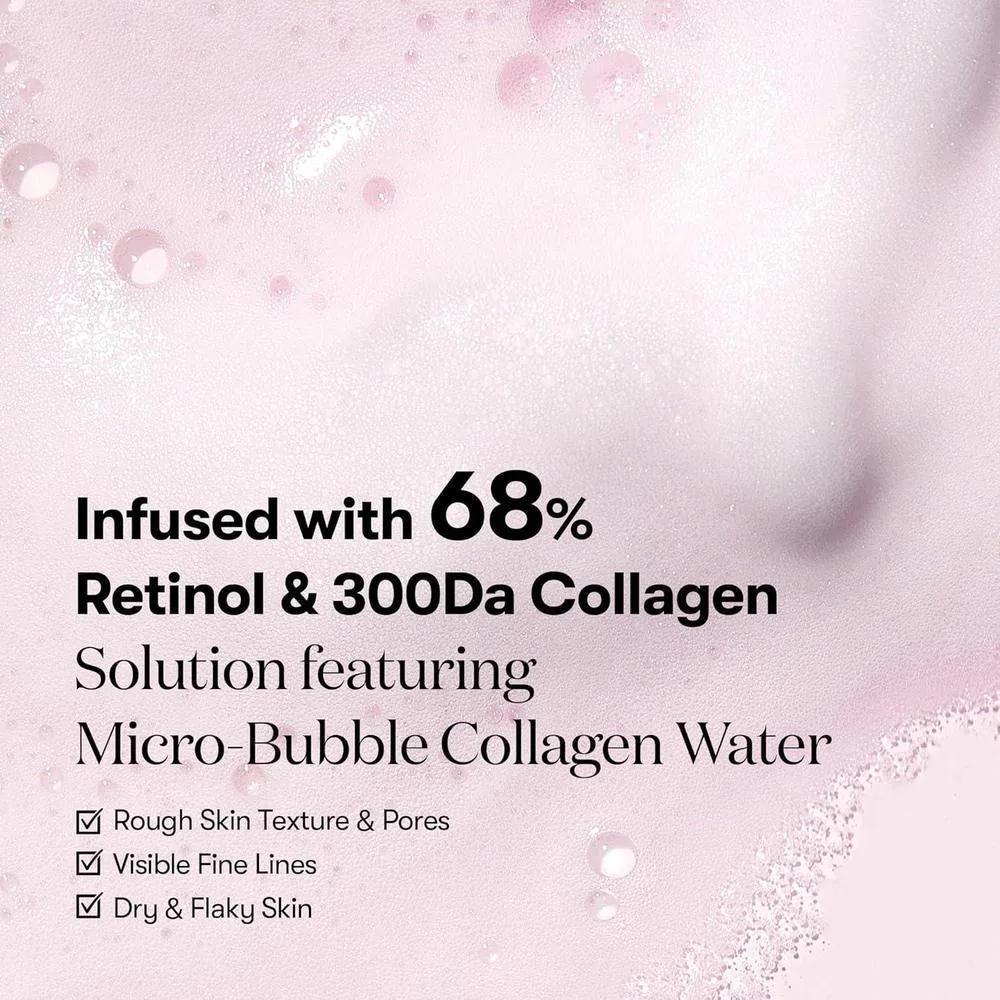 Suero Facial Bubble Serum Colágeno Retinol 70ml VT COSMETICS