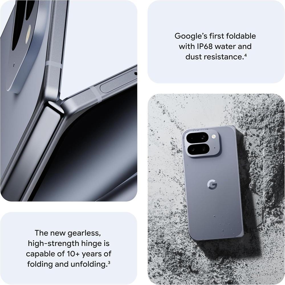 Google Pixel 10 Pro Fold - Smartphone Android 256GB Moonstone Desbloqueado
