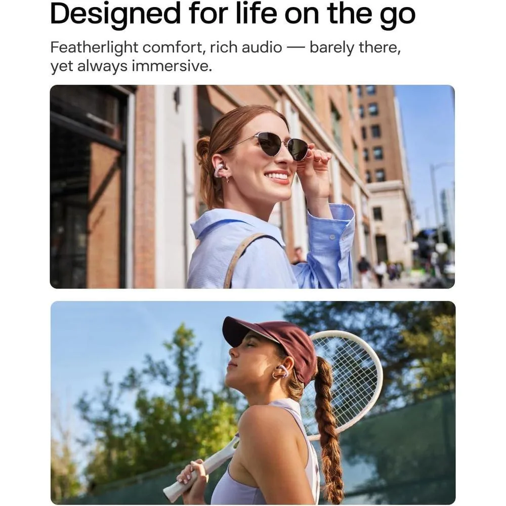 Audífonos Shokz OpenDots ONE Rosado Inalámbricos Bluetooth Con Micrófono Carga Rápida Resistente Al Agua