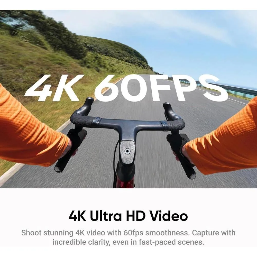 Insta360 GO Ultra - Cámara de Vlogs 4K portátil, manos libres, con sensor avanzado y duración de batería extendida para deporte y aventuras