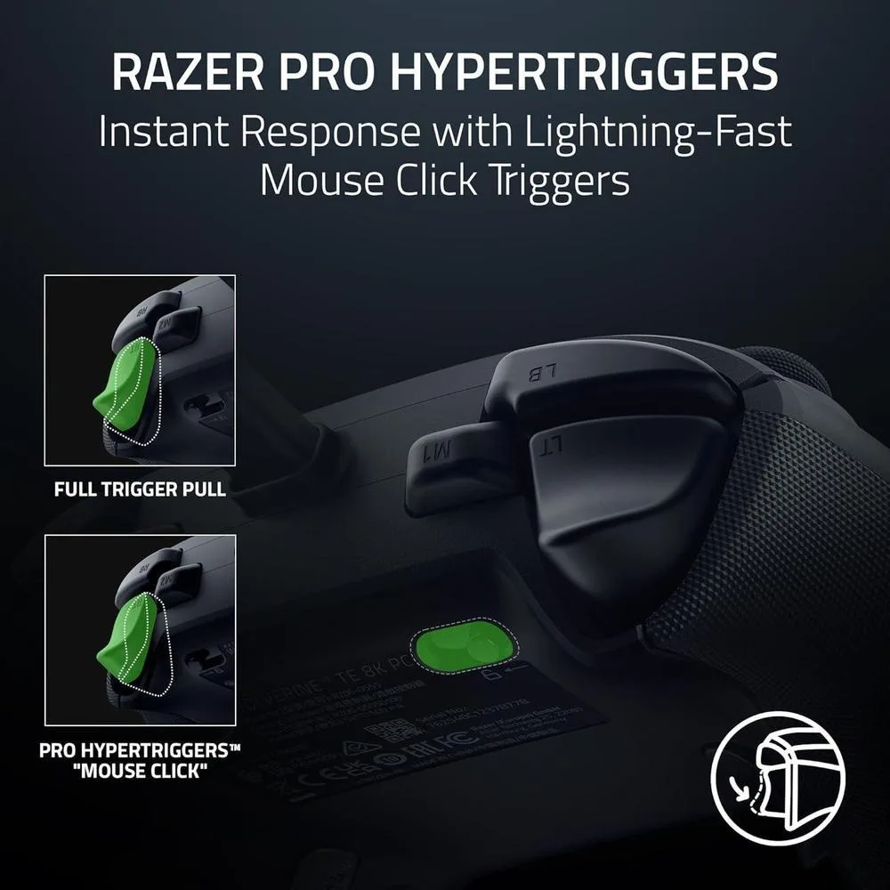 Razer Wolverine V3 Tournament Edition Gaming Controller con TMR Thumbsticks intercambiables y diseño ergonómico de 6 botones
