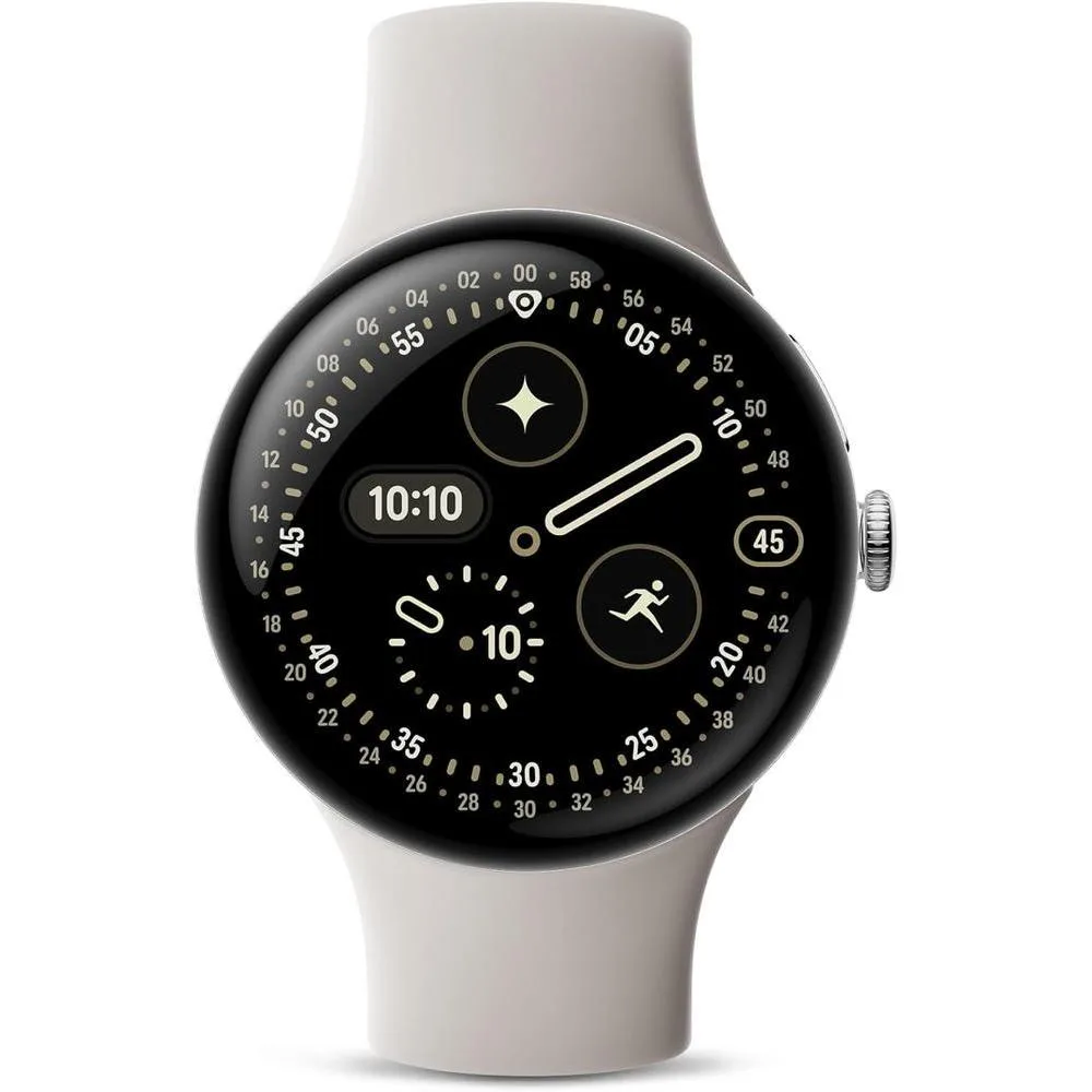Google Pixel Watch 4 Smartwatch Android Con Detección De Ritmo Cardíaco Y Rastreo Del Sueño, Banda Porcelana