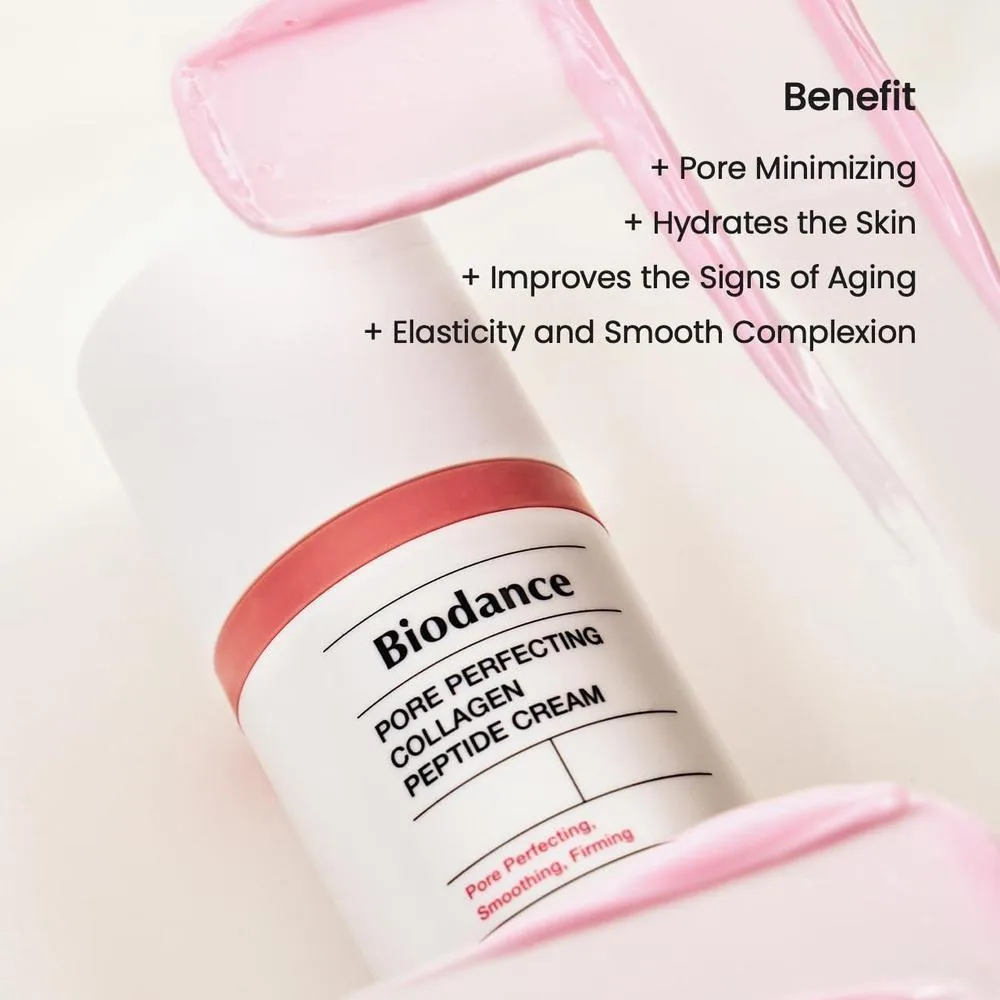 Crema de péptidos de colágeno BIODANCE: hidrata, reafirma y perfecciona poros, cuidado facial coreano para piel radiante