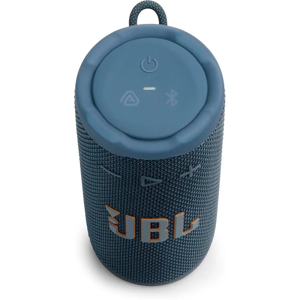 JBL Grip Altavoz Bluetooth compacto con sonido potente, luz ambiental, hasta 14 horas de reproducción, resistente al agua y polvo
