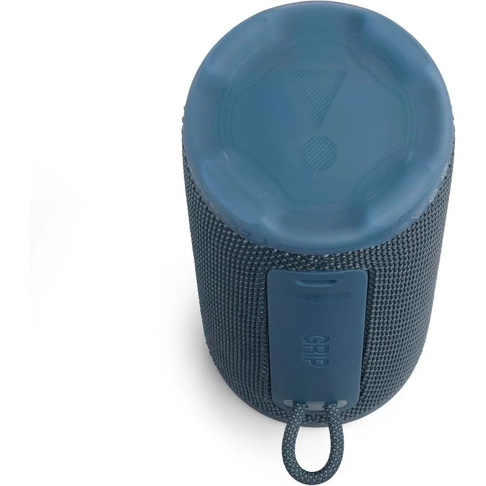 JBL Grip Altavoz Bluetooth compacto con sonido potente, luz ambiental, hasta 14 horas de reproducción, resistente al agua y polvo