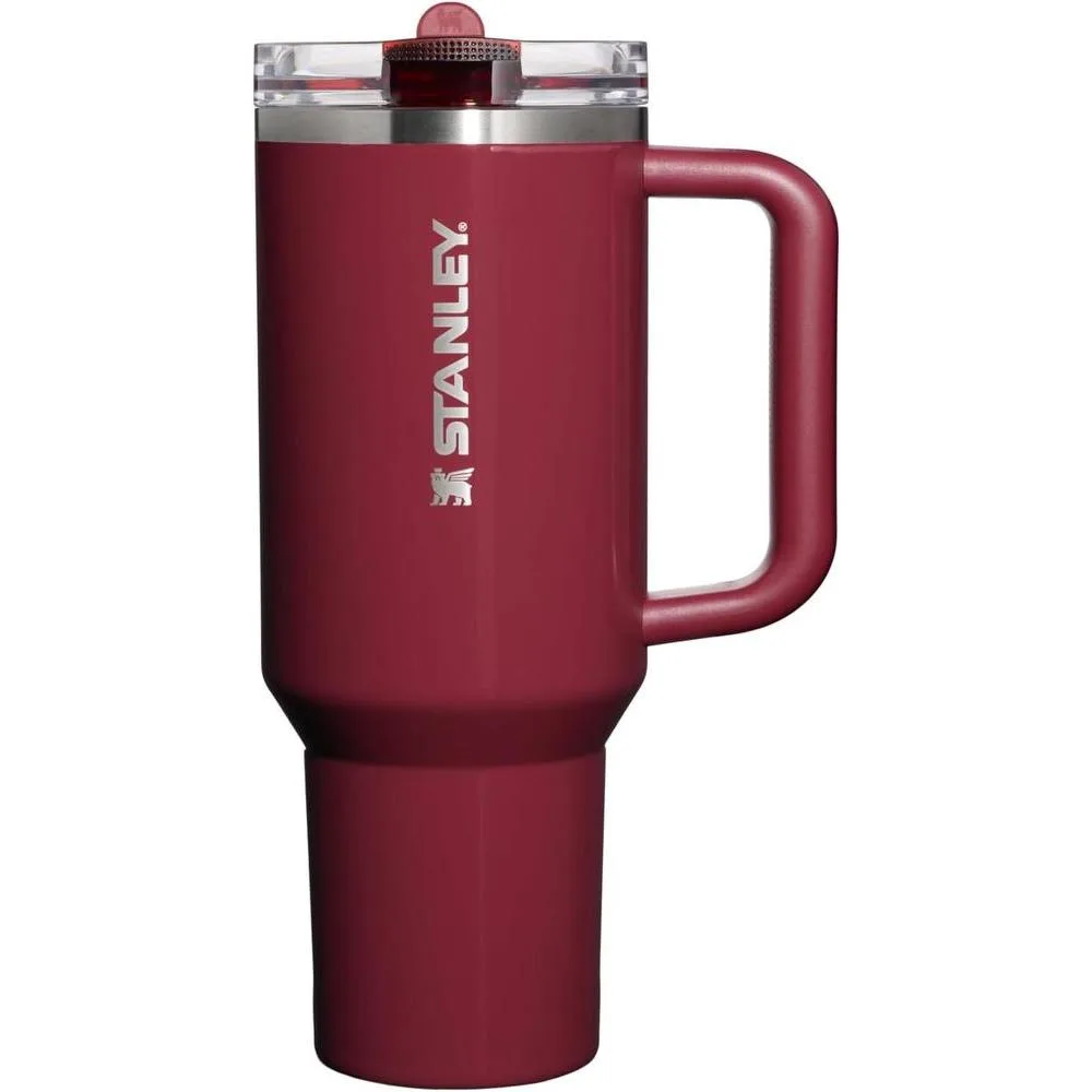 STANLEY Quencher ProTour - Vaso con tapa a prueba de fugas, popote y asa integrado, acero inoxidable sin BPA, ideal para viajes