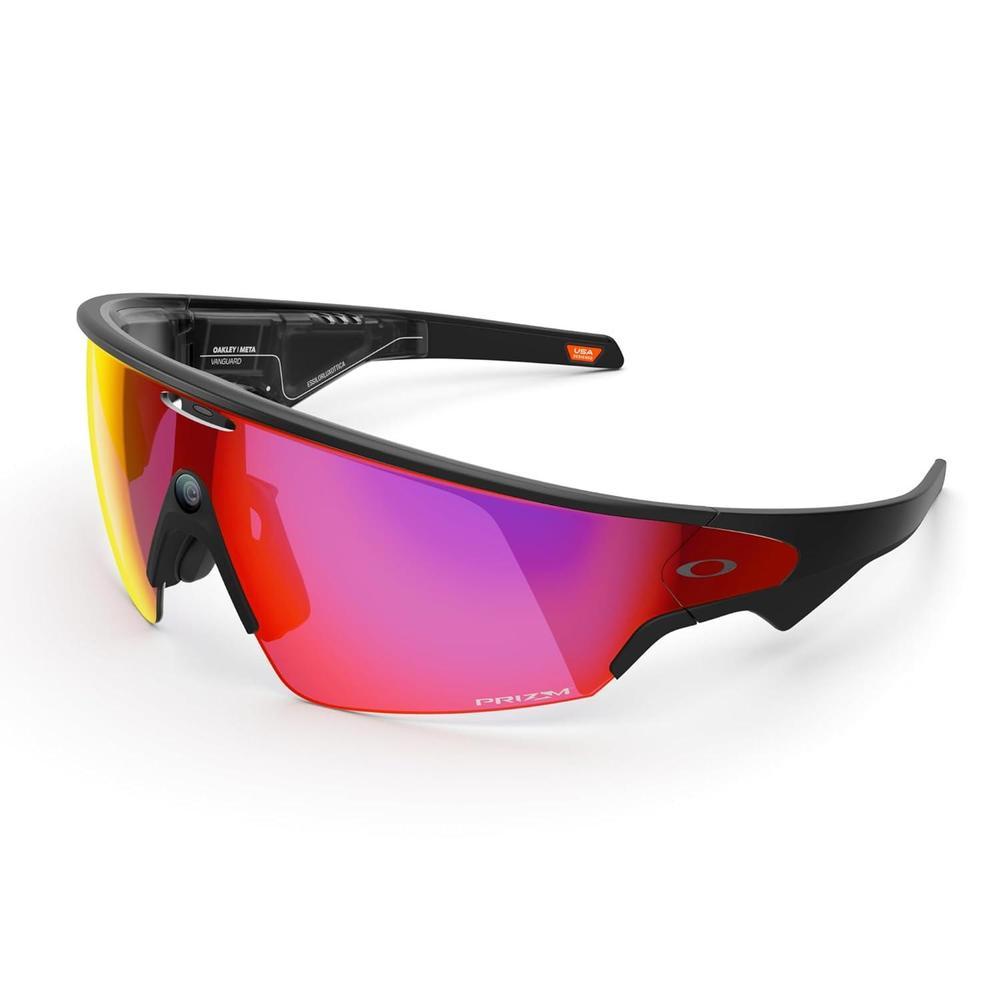 Oakley | Meta Vanguard with Meta AI, Audio, Photo, Video Compatibility - Black, Prizm™ Road