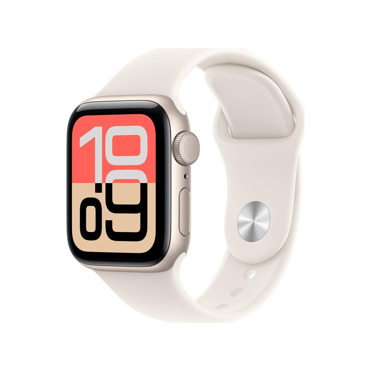 Apple Watch SE 3 [GPS 40mm] Smartwatch with Starlight Aluminum Case with Starlight Sport Band - S/M. Fitness and Sleep Trackers, Heart Rate Monitor, Always-On Display, Water Resistant