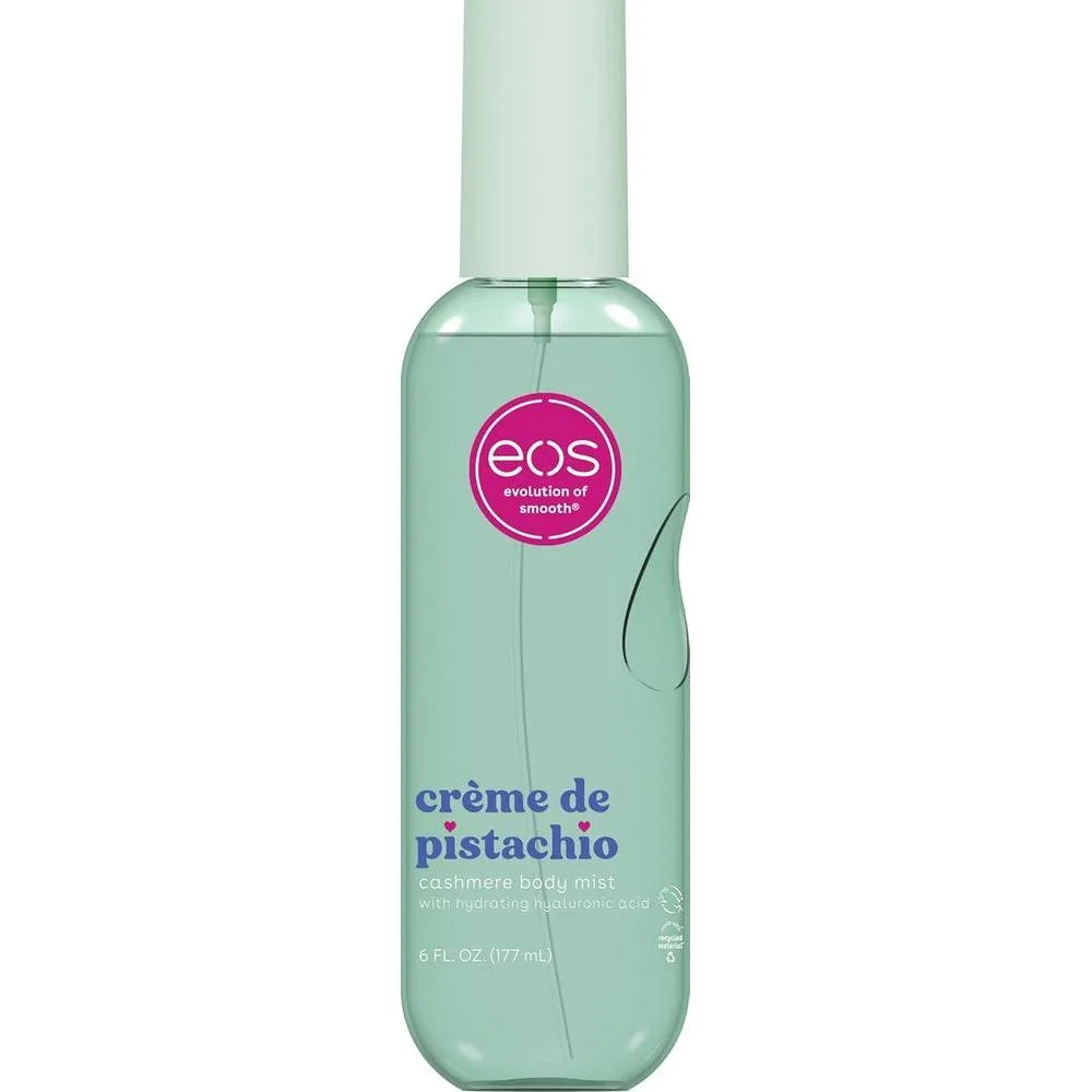 Rocío corporal Crema de Pistacho de eos, fragancia hidratante y vegana para cuerpo, cabello y ropa