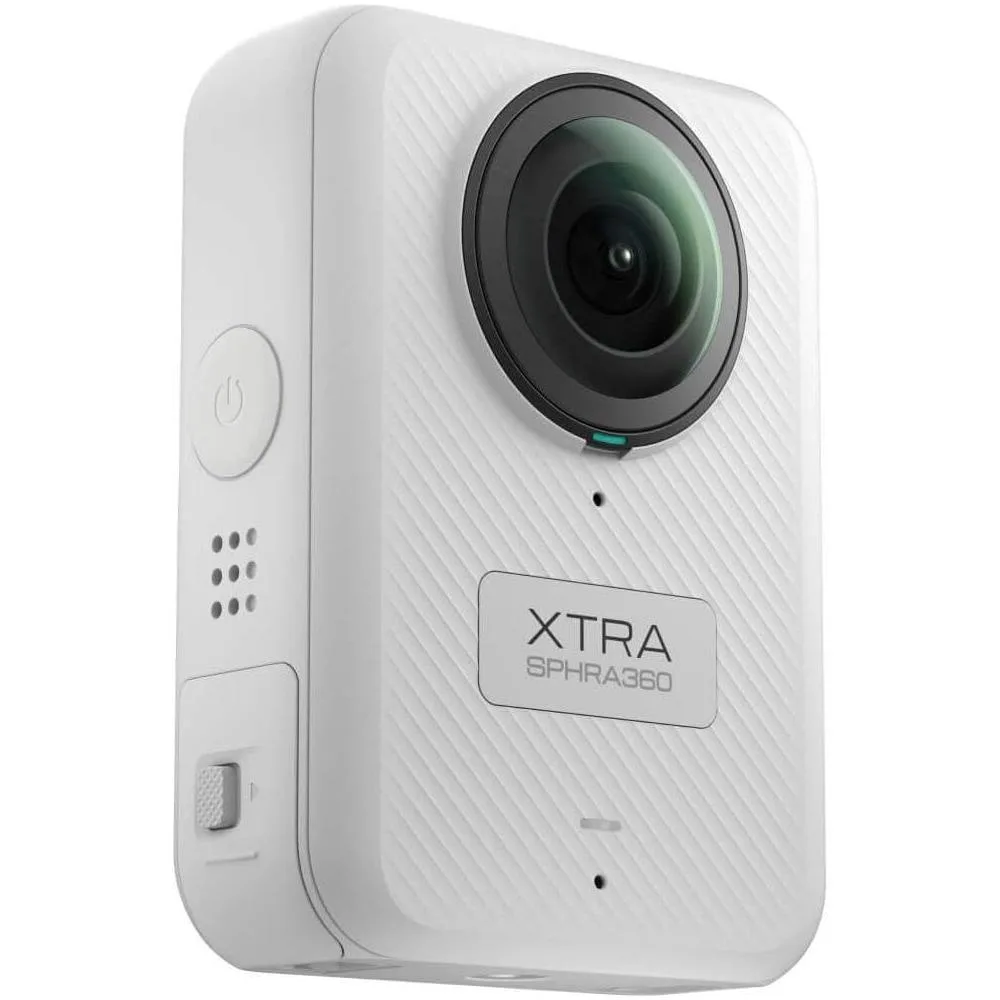 Xtra Sphra360 - Cámara de Acción 360 con Vídeo 8K, Sensor 1 Pulgada, 100MP, Almacenamiento 105GB, Impermeable, Bullet Time