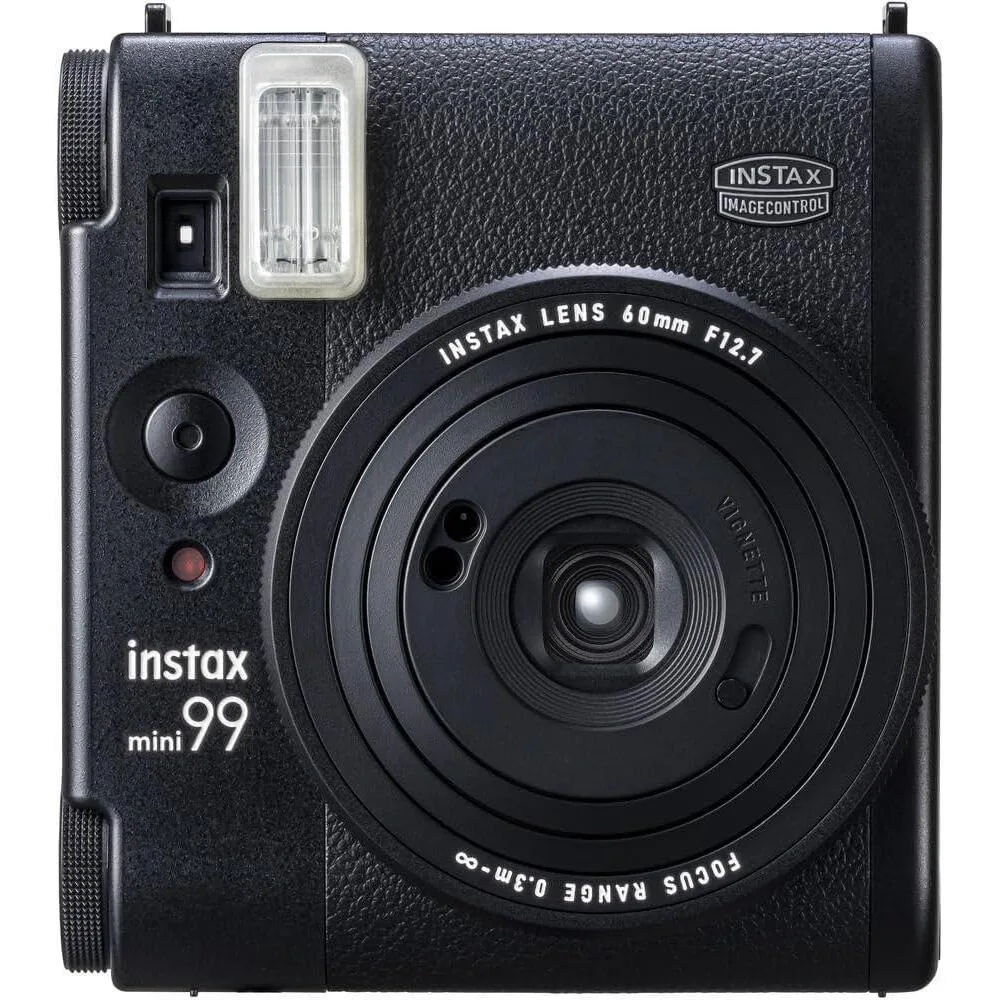Fujifilm Instax Mini 99: Cámara instantánea con estuche, funcionalidades modernas, efectos de color y sistema de enfoque de zona