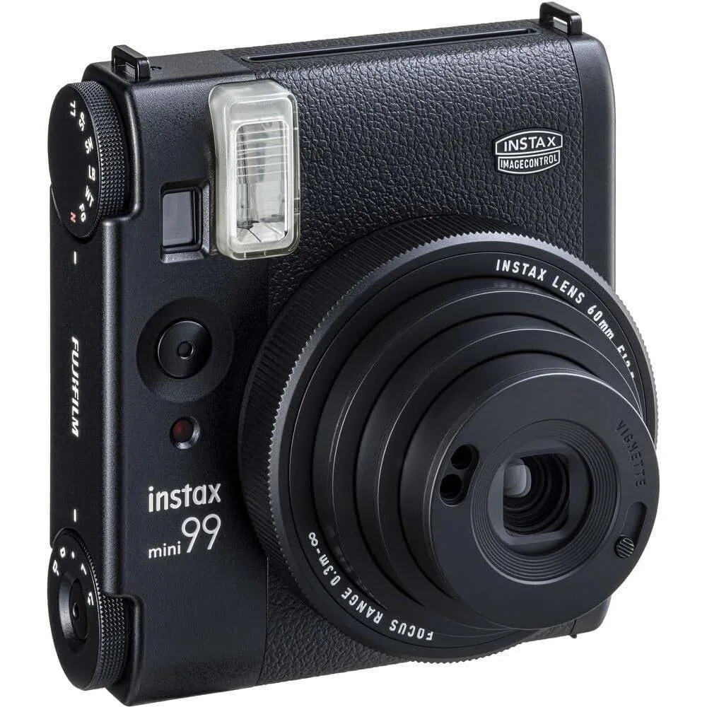 Fujifilm Instax Mini 99: Cámara instantánea con estuche, funcionalidades modernas, efectos de color y sistema de enfoque de zona