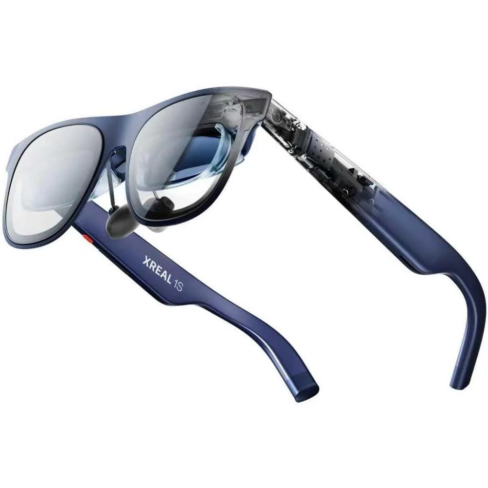 XREAL 1S AR Glasses, pantalla virtual, 3DoF nativo, modo 3D, chip X1 compatible con dispositivos USB-C DP y Switch 2